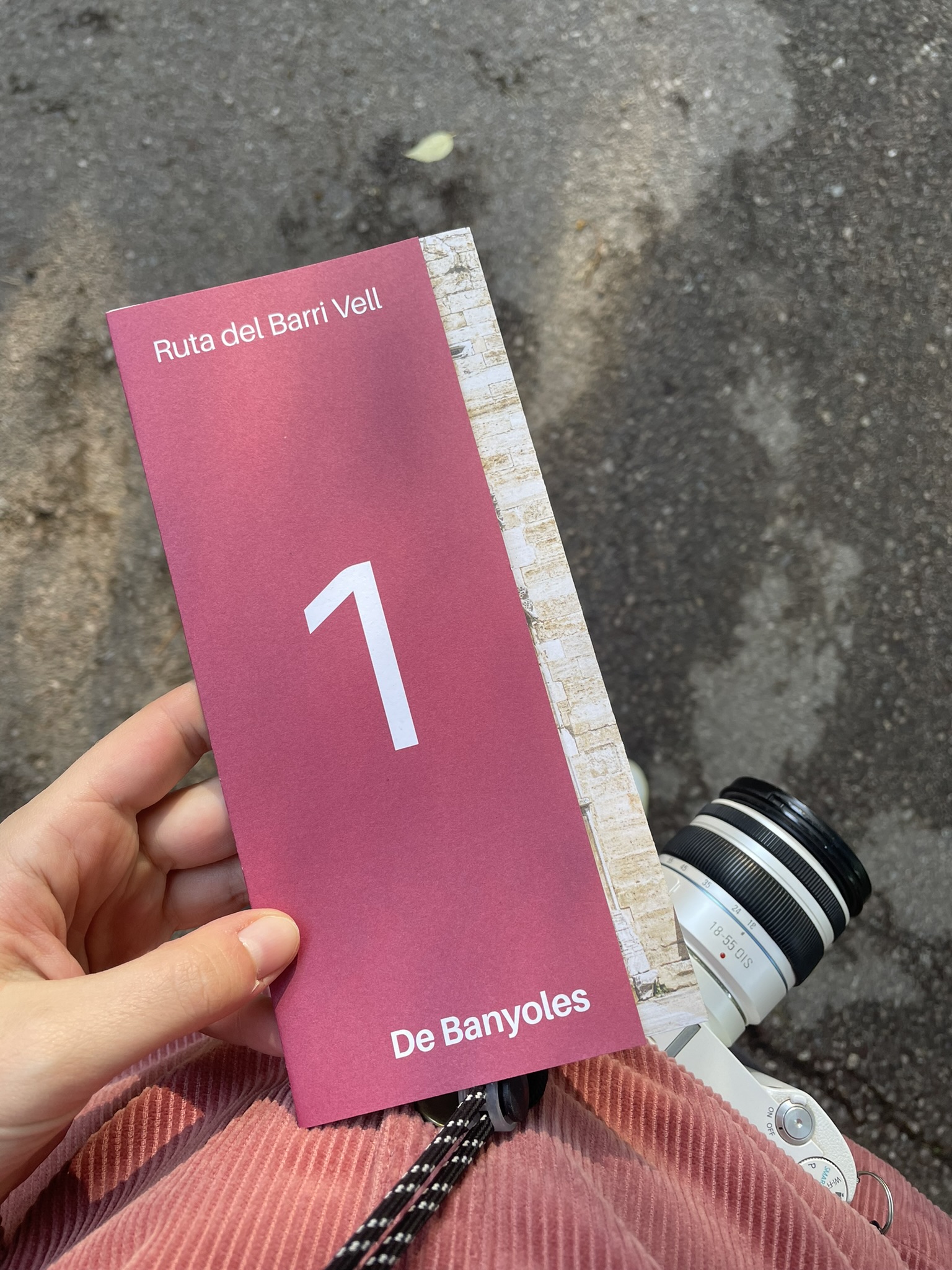 Couverture de la brochure de l'itinéraire de la vieille ville