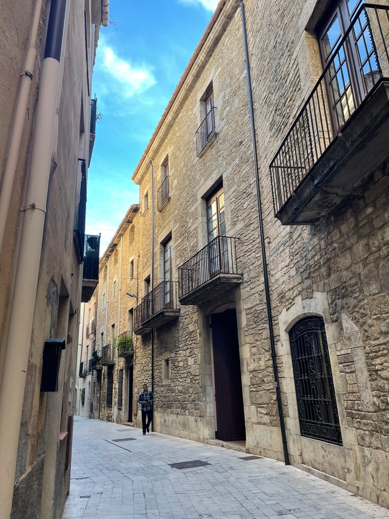 maisons en pierre, centre-ville de Banyoles