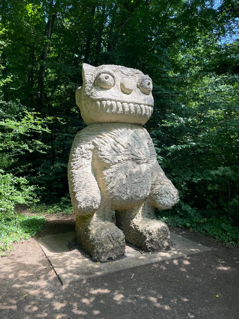 géant de pierre, oeuvre d'art