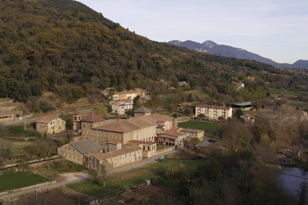 vue sur les fabriques, Castellfollit-de-la-Roca